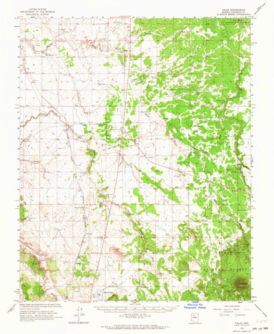 United States Geological Survey Valle, AZ (1962, 62500-Scale) digital map