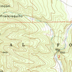 United States Geological Survey Valle Grande Peak, NM (1953, 24000-Scale) digital map