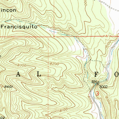 United States Geological Survey Valle Grande Peak, NM (1953, 24000-Scale) digital map
