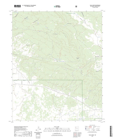 United States Geological Survey Valle Largo, NM (2023, 24000-Scale) digital map