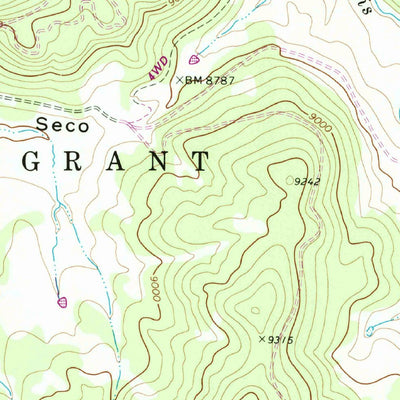 United States Geological Survey Valle San Antonio, NM (1970, 24000-Scale) digital map