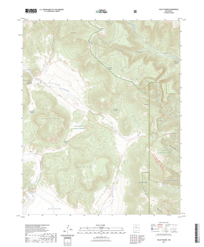 United States Geological Survey Valle Toledo, NM (2023, 24000-Scale) digital map