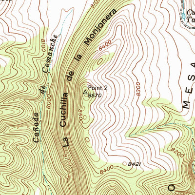 United States Geological Survey Vallecitos, NM (1953, 24000-Scale) digital map