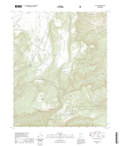 United States Geological Survey Vallecitos, NM (2023, 24000-Scale) digital map
