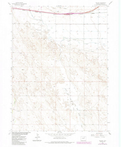 United States Geological Survey Vallery, CO (1963, 24000-Scale) digital map