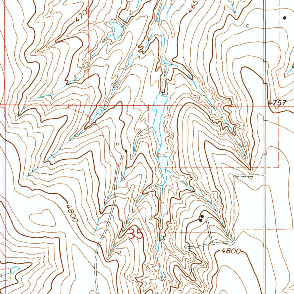 Vallery SE, CO (1965, 24000-Scale) Map by United States Geological ...