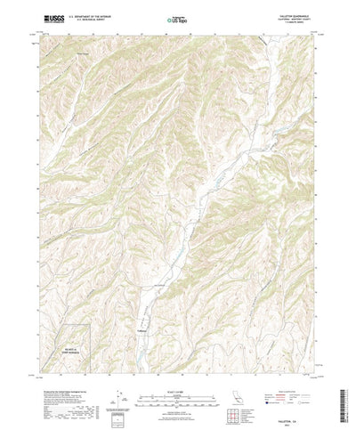 United States Geological Survey Valleton, CA (2021, 24000-Scale) digital map