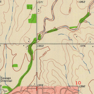United States Geological Survey Valley Center, KS (1956, 24000-Scale) digital map