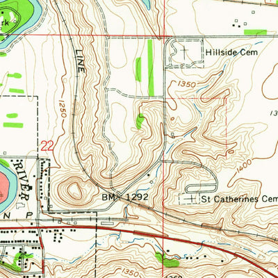United States Geological Survey Valley City East, ND (1961, 24000-Scale) digital map
