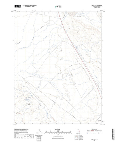 United States Geological Survey Valley City, UT (2023, 24000-Scale) digital map