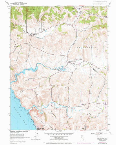 United States Geological Survey Valley Ford, CA (1954, 24000-Scale) digital map
