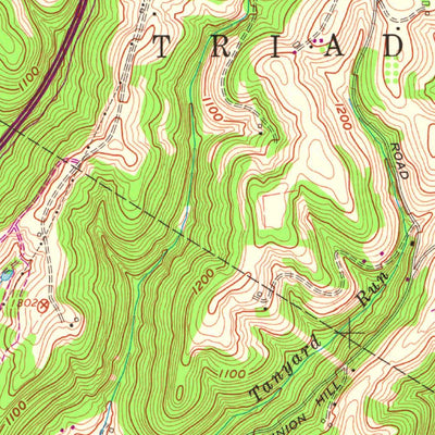 United States Geological Survey Valley Grove, WV-PA (1959, 24000-Scale) digital map