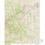 United States Geological Survey Valley Grove, WV-PA (1997, 24000-Scale) digital map