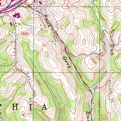 United States Geological Survey Valley Grove, WV-PA (1997, 24000-Scale) digital map