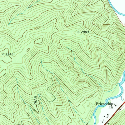 United States Geological Survey Valley Head, WV (1977, 24000-Scale) digital map