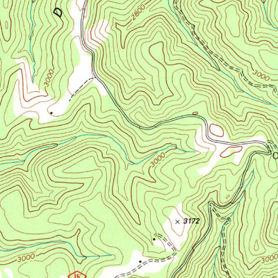 United States Geological Survey Valley Head, WV (1995, 24000-Scale) digital map