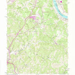 United States Geological Survey Valley Mills, WV-OH (1957, 24000-Scale) digital map