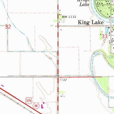 United States Geological Survey Valley, NE (1968, 24000-Scale) digital map