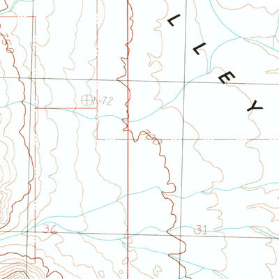 United States Geological Survey Valley Of Fire West, NV (1984, 24000-Scale) digital map