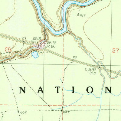 United States Geological Survey Valley Park, MS (1988, 24000-Scale) digital map