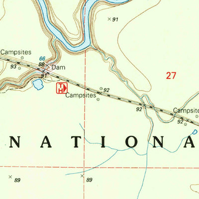 United States Geological Survey Valley Park, MS (2000, 24000-Scale) digital map