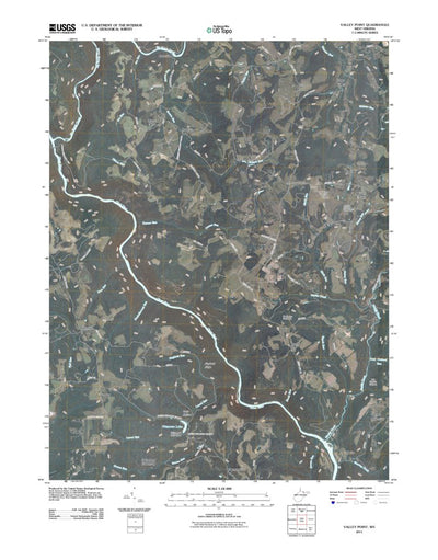 United States Geological Survey Valley Point, WV (2011, 24000-Scale) digital map