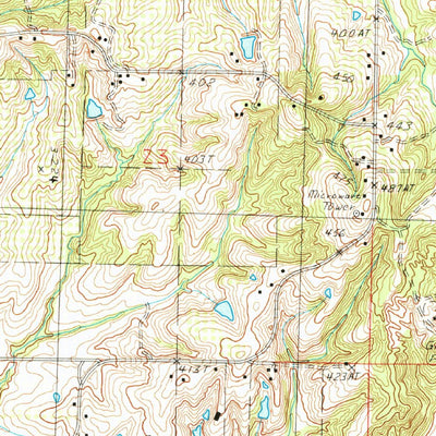 United States Geological Survey Valley Ridge, MO (1984, 24000-Scale) digital map