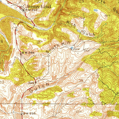 United States Geological Survey Valley Springs, CA (1944, 62500-Scale) digital map