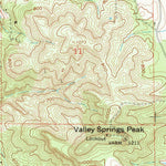 United States Geological Survey Valley Springs, CA (1962, 24000-Scale) digital map
