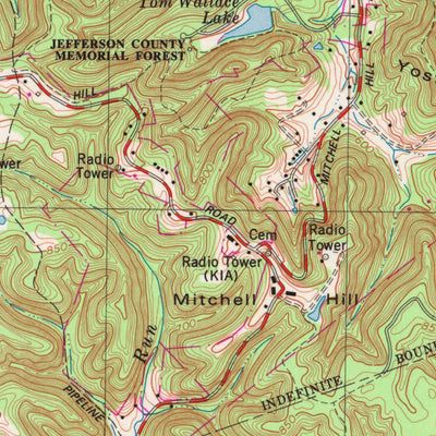 United States Geological Survey Valley Station, KY (1982, 24000-Scale) digital map