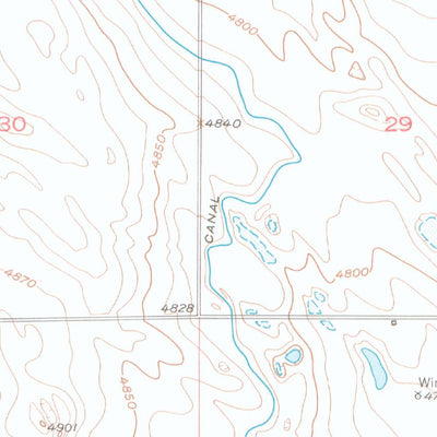 United States Geological Survey Valley View Hot Springs, CO (1950, 24000-Scale) digital map