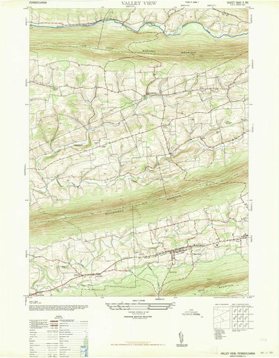 United States Geological Survey Valley View, PA (1947, 24000-Scale) digital map