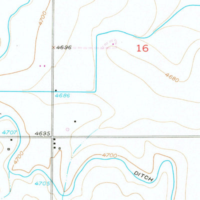 United States Geological Survey Valley View School, CO (1950, 24000-Scale) digital map