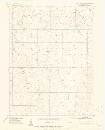 United States Geological Survey Valley View School, CO (1951, 24000-Scale) digital map