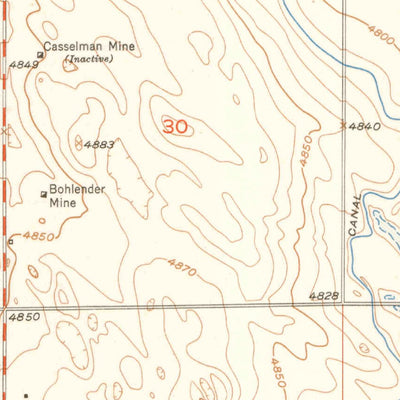 United States Geological Survey Valley View School, CO (1951, 24000-Scale) digital map