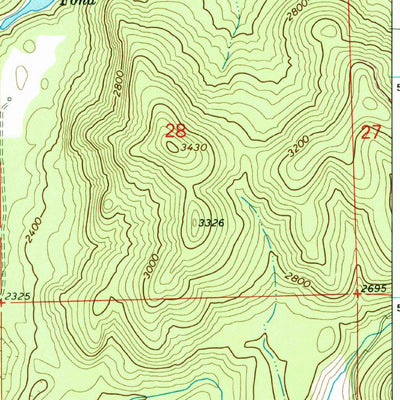 United States Geological Survey Valley, WA (1965, 24000-Scale) digital map
