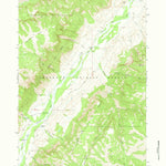 United States Geological Survey Valley, WY (1970, 24000-Scale) digital map