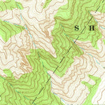 United States Geological Survey Valley, WY (1970, 24000-Scale) digital map