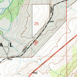 United States Geological Survey Valley, WY (1991, 24000-Scale) digital map