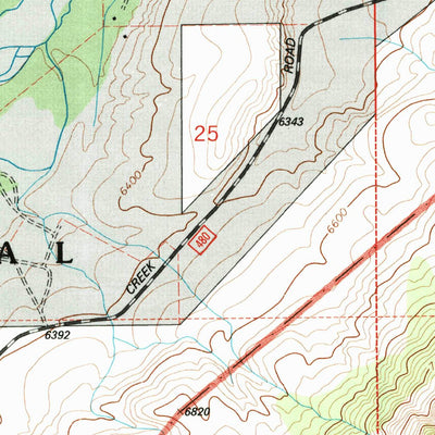 United States Geological Survey Valley, WY (1991, 24000-Scale) digital map