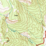 United States Geological Survey Valley, WY (1991, 24000-Scale) digital map