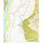 United States Geological Survey Valmeyer, IL-MO (1954, 24000-Scale) digital map