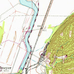 United States Geological Survey Valmeyer, IL-MO (1954, 24000-Scale) digital map