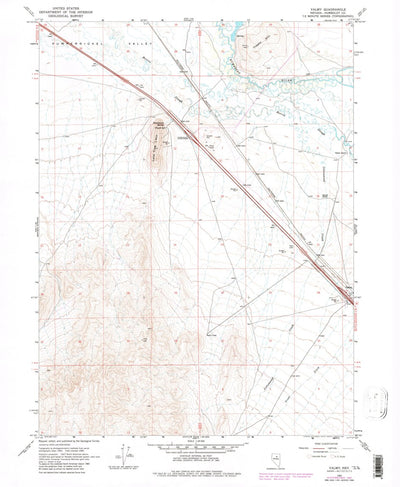United States Geological Survey Valmy, NV (1965, 24000-Scale) digital map