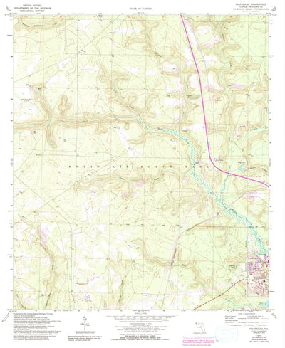 United States Geological Survey Valparaiso, FL (1970, 24000-Scale) digital map