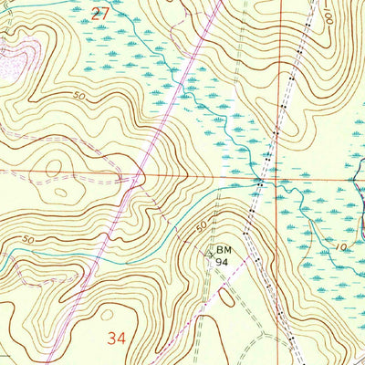 United States Geological Survey Valparaiso, FL (1970, 24000-Scale) digital map
