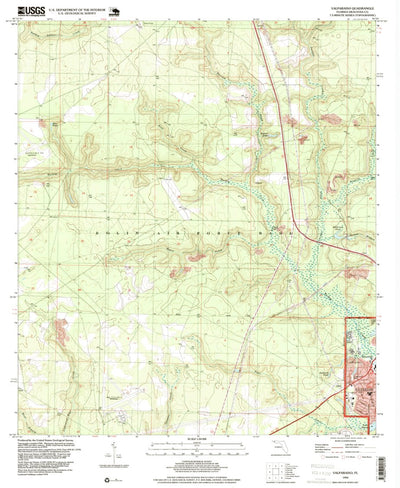 United States Geological Survey Valparaiso, FL (1994, 24000-Scale) digital map