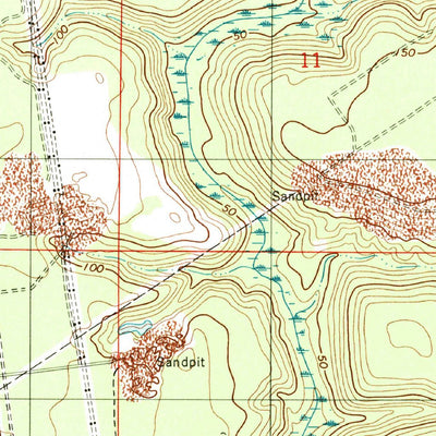 United States Geological Survey Valparaiso, FL (1994, 24000-Scale) digital map