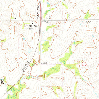 United States Geological Survey Valparaiso, NE (1969, 24000-Scale) digital map
