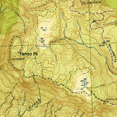 United States Geological Survey Valsetz, OR (1942, 62500-Scale) digital map